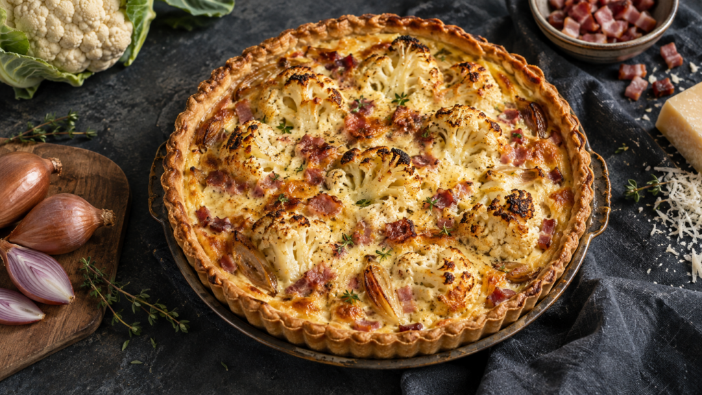 Blumenkohl Quiche